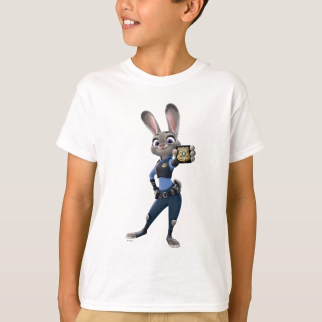 Zootopia | Judy Hopps - Showing Badge T-Shirt (Front)