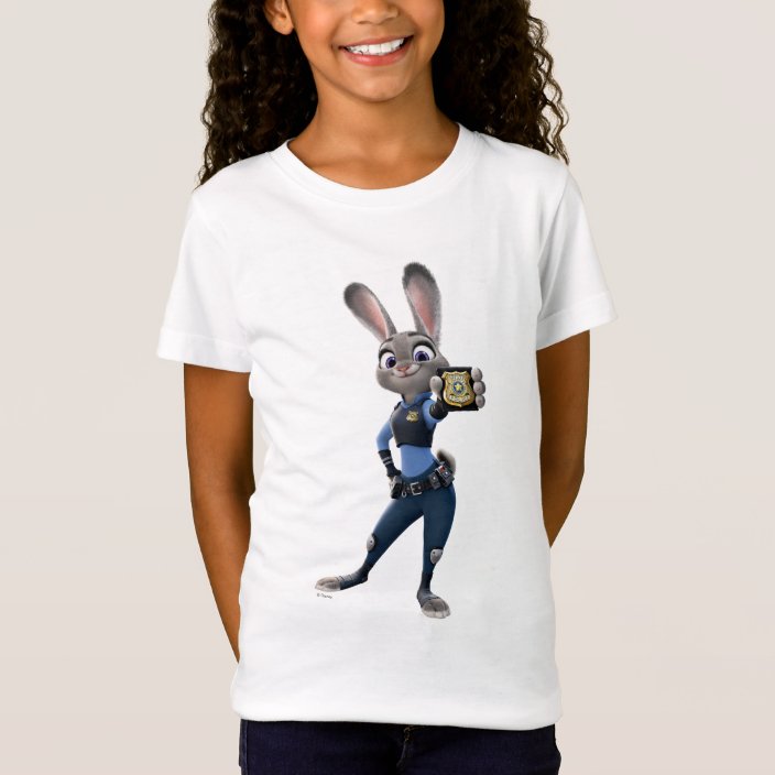 Zootopia | Judy Hopps - Showing Badge T-Shirt | Zazzle.com