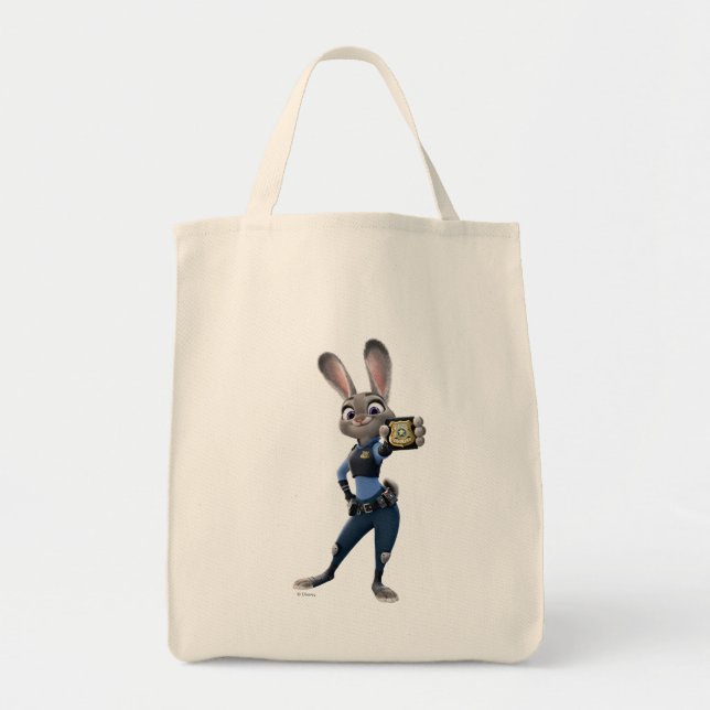 Zootopia | Judy Hopps - Showing Badge Tote Bag (Front)