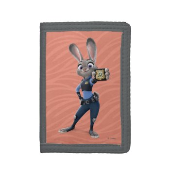 Zootopia | Judy Hopps - Showing Badge Tri-fold Wallet by Zootopia at Zazzle