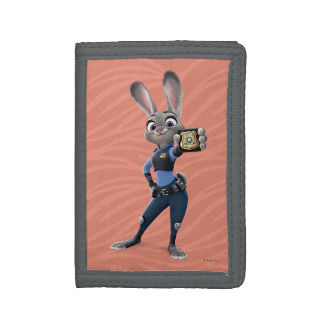 Zootopia | Judy Hopps - Showing Badge Tri-fold Wallet (Front Vertical)