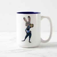 Zootopia | Judy Hopps - Showing Badge Two-Tone Coffee Mug