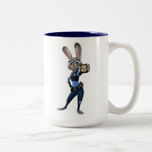 Zootopia   Judy Hopps - Showing Badge Two-Tone Coffee Mug