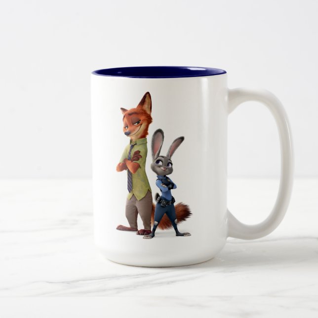 Zootopia | Judy & Nick Best Buddies Two-Tone Coffee Mug (Right)