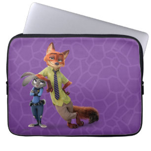 Zootopia Judy & Nick - Just Chilling! Laptop Sleeve