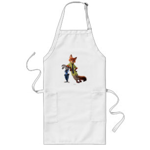 Zootopia Judy & Nick - Just Chilling! Long Apron