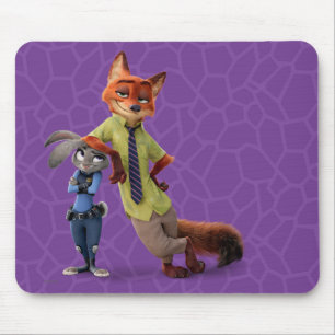 Zootopia Judy & Nick - Just Chilling! Mouse Pad