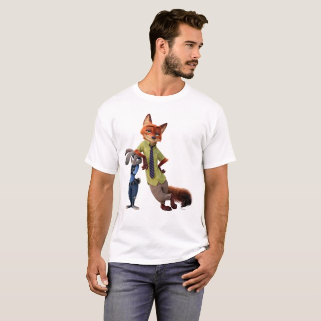 Zootopia | Judy & Nick - Just Chilling! T-Shirt | Zazzle