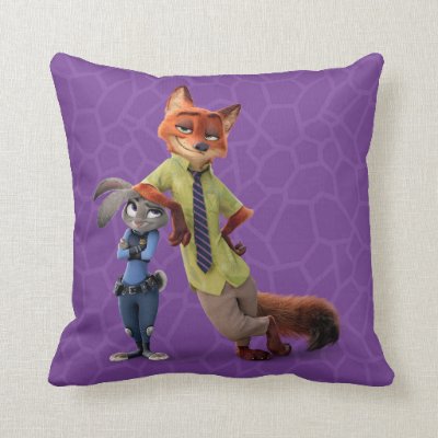 Zootopia | Judy &amp; Nick - Just Chilling! Throw Pillow