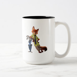 Zootopia | Judy & Nick - Just Chilling! Two-Tone Coffee Mug
