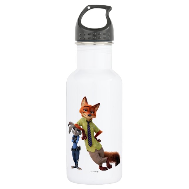 Zootopia | Judy & Nick - Just Chilling! Water Bottle (Front)