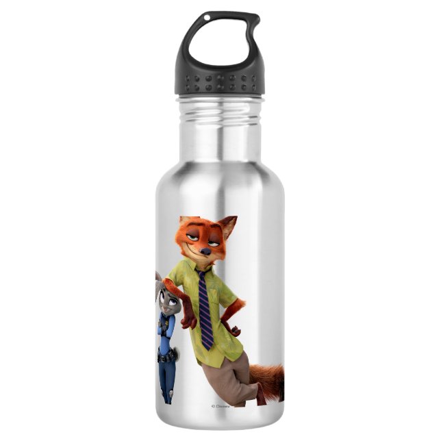 Zootopia | Judy & Nick - Just Chilling! Water Bottle (Front)