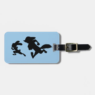 Zootopia | Judy &amp; Nick Running Silhouette Luggage Tag