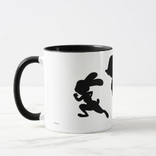 Zootopia Judy & Nick Running Silhouette Mug