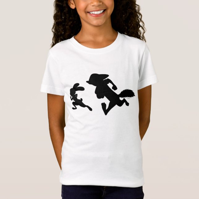 Zootopia | Judy & Nick Running Silhouette T-Shirt (Front)