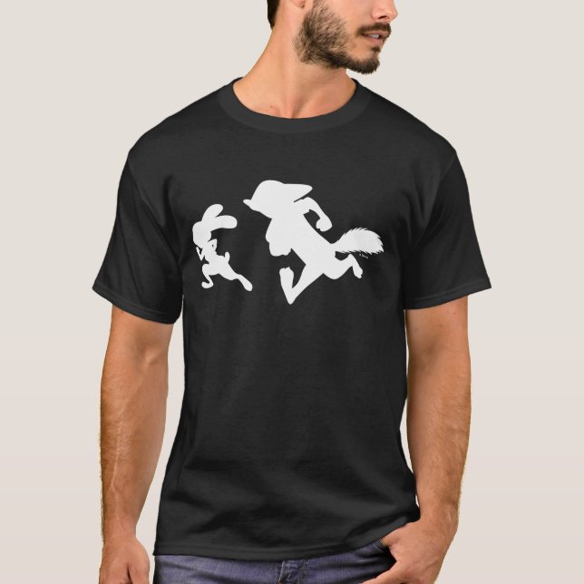 Zootopia | Judy & Nick Running Silhouette T-Shirt (Front)