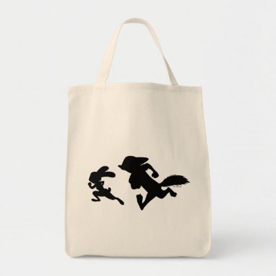 Zootopia | Judy &amp; Nick Running Silhouette Tote Bag