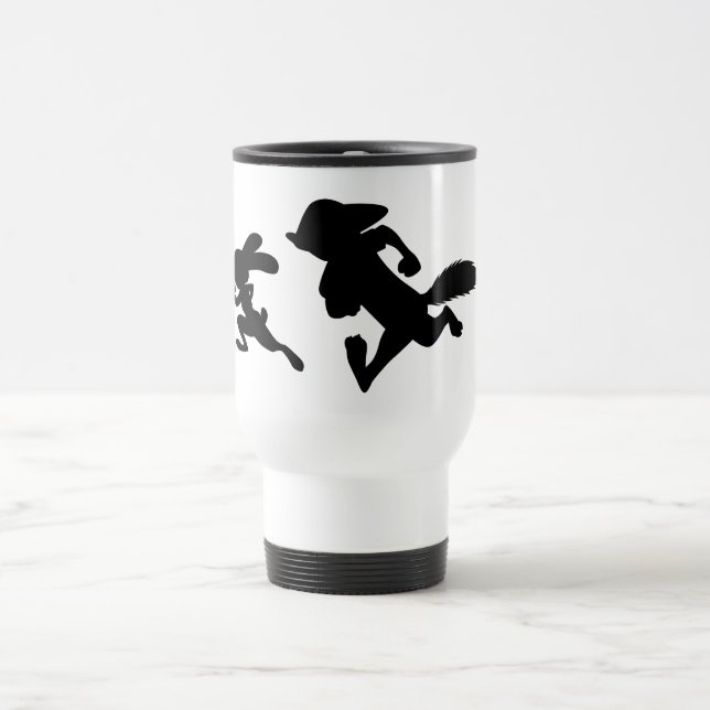 Zootopia | Judy & Nick Running Silhouette Travel Mug (Center)