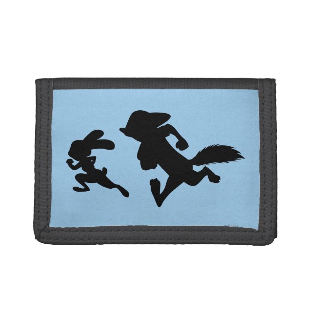Zootopia | Judy & Nick Running Silhouette Tri-fold Wallet (Front)