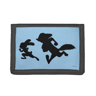 Zootopia | Judy &amp; Nick Running Silhouette Trifold Wallet