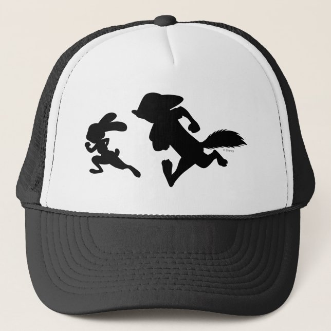 Zootopia | Judy & Nick Running Silhouette Trucker Hat (Front)