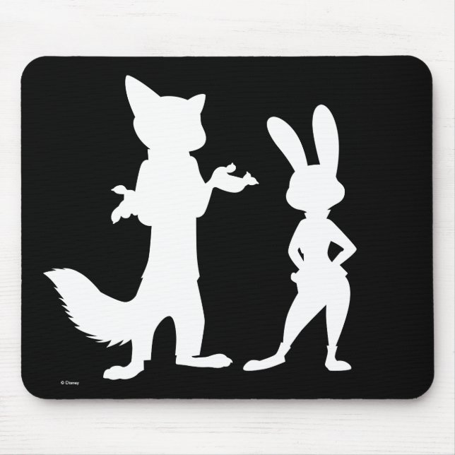 Zootopia | Judy & Nick Silhouette Mouse Pad (Front)