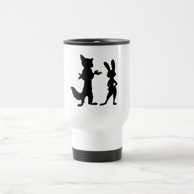 Zootopia | Judy &amp; Nick Silhouette Travel Mug
