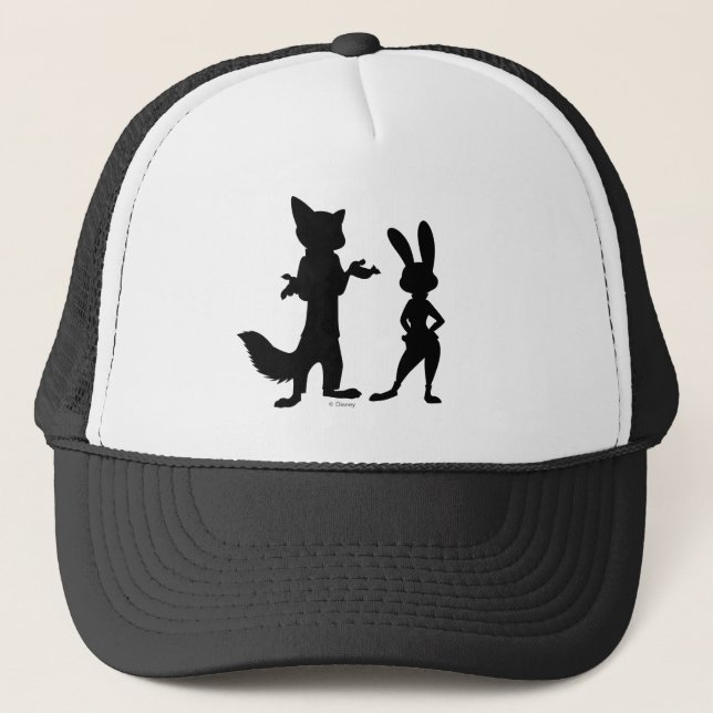 Zootopia | Judy & Nick Silhouette Trucker Hat (Front)