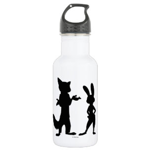 Zootopia   Judy & Nick Silhouette Water Bottle