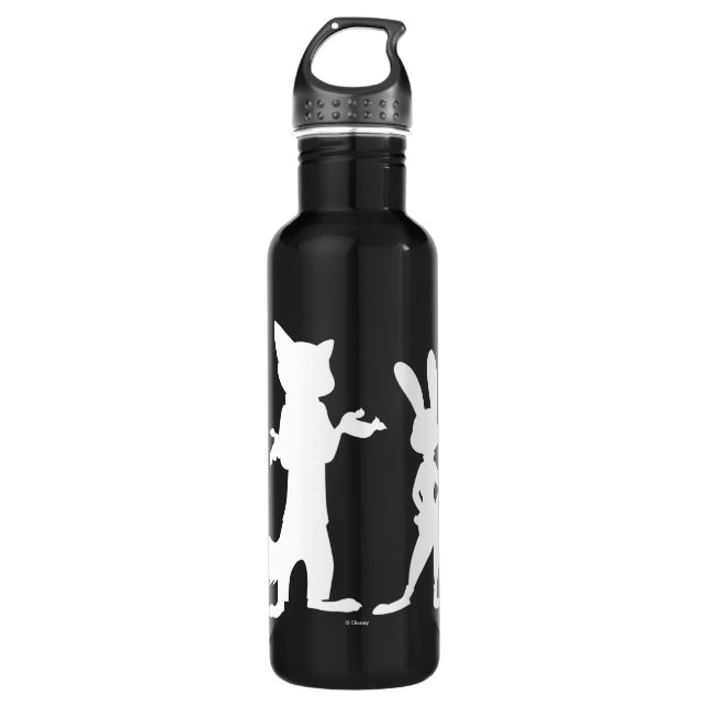 Zootopia | Judy & Nick Silhouette Water Bottle (Front)