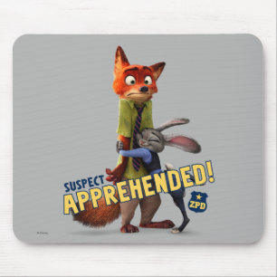 Zootopia Judy & Nick - Suspect Apprehended! Mouse Pad