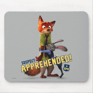 Zootopia   Judy & Nick - Suspect Apprehended! Mouse Pad