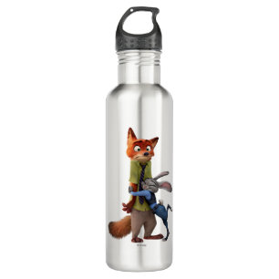 Zootopia Judy & Nick - Suspect Apprehended! Stainless Steel Water Bottle