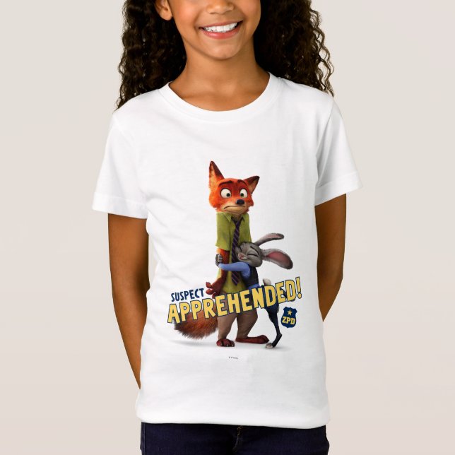 Zootopia | Judy & Nick - Suspect Apprehended! T-Shirt (Front)