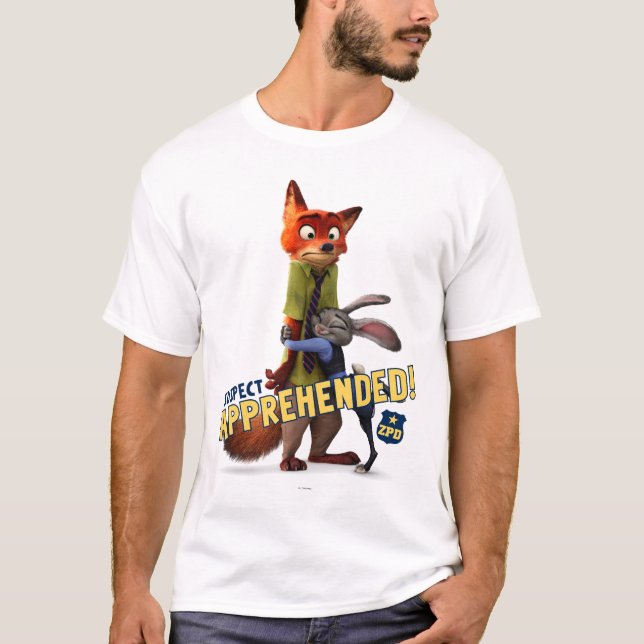 Zootopia | Judy & Nick - Suspect Apprehended! T-Shirt (Front)