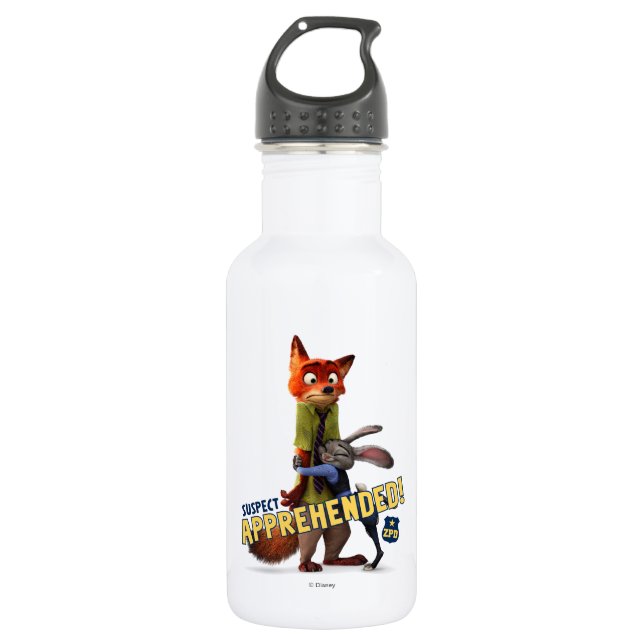 Zootopia | Judy & Nick - Suspect Apprehended! Water Bottle (Front)