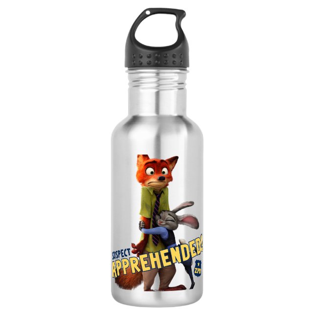 Zootopia | Judy & Nick - Suspect Apprehended! Water Bottle (Front)