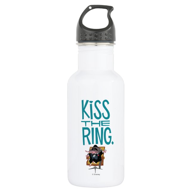 Zootopia | Kiss the Ring Stainless Steel Water Bottle (Front)