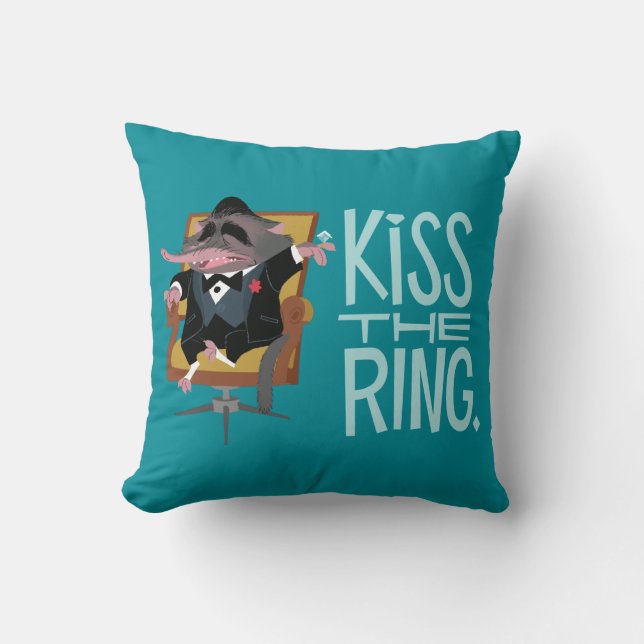 Zootopia | Kiss the Ring Throw Pillow (Front)