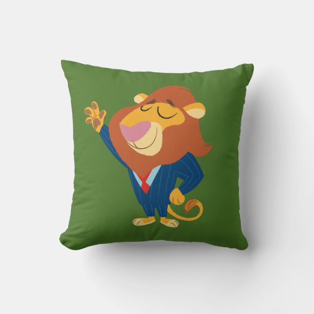 Zootopia | Mayor Lionheart Throw Pillow (Front)