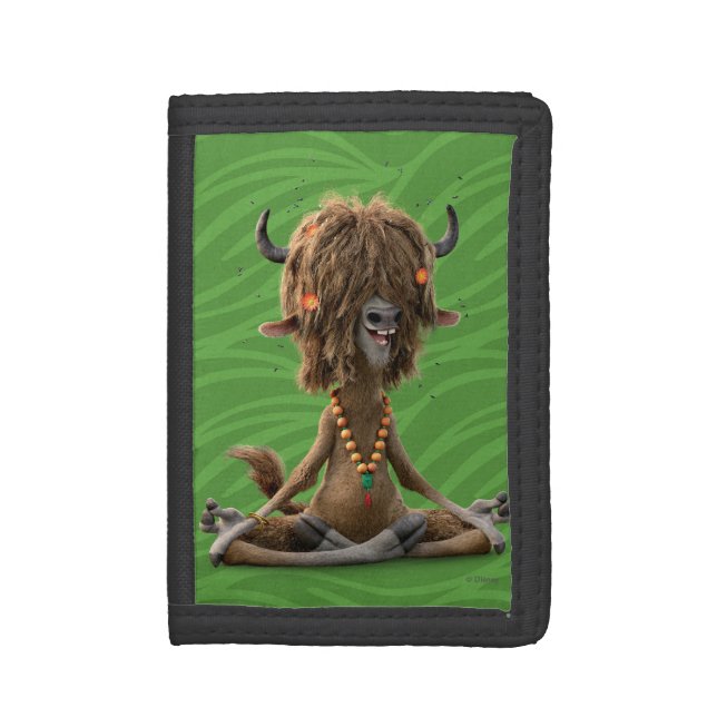 Zootopia | Meditate with Yax Leather Tri-fold Wallet (Front Vertical)