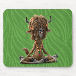 Zootopia Meditate with Yax Mouse Pad