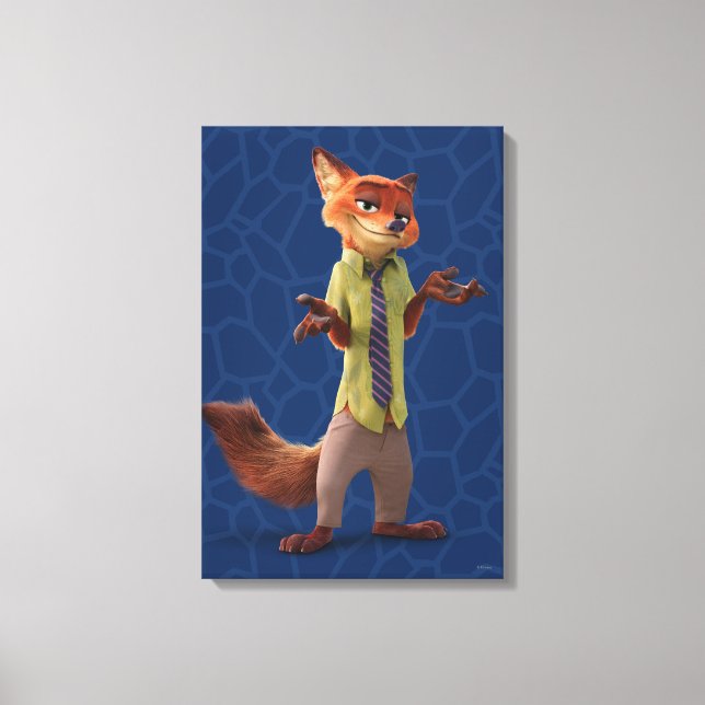 Zootopia | Nick Wilde Canvas Print (Front)
