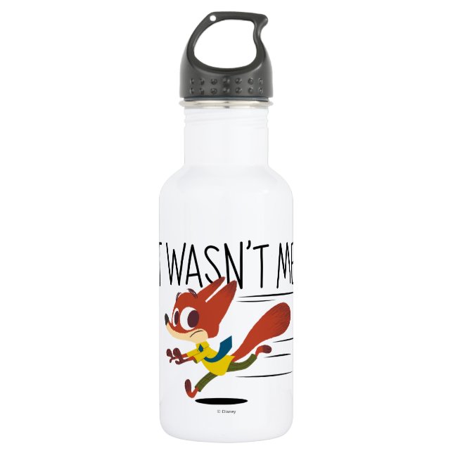 Zootopia | Nick Wilde - It Wasn't Me Water Bottle (Front)