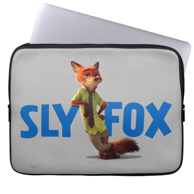 Zootopia | Nick Wilde - One Sly Fox Laptop Sleeve (Front)