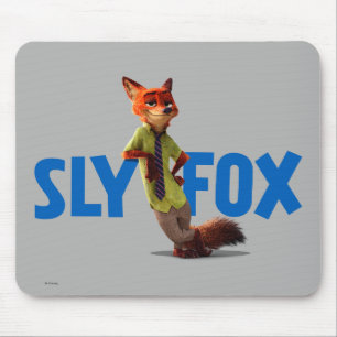 Zootopia Nick Wilde - One Sly Fox Mouse Pad