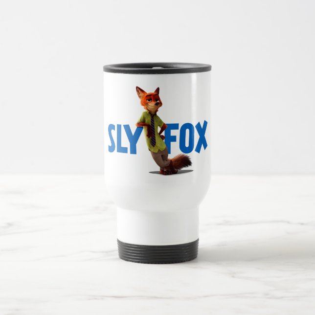 Zootopia | Nick Wilde - One Sly Fox Travel Mug (Center)