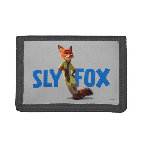 Zootopia  Nick Wilde _ One Sly Fox Trifold Wallet
