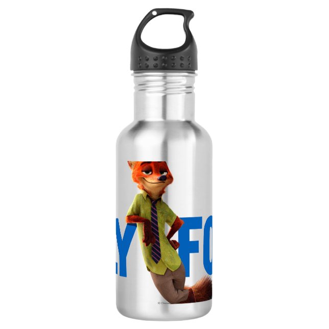 Zootopia | Nick Wilde - One Sly Fox Water Bottle (Front)