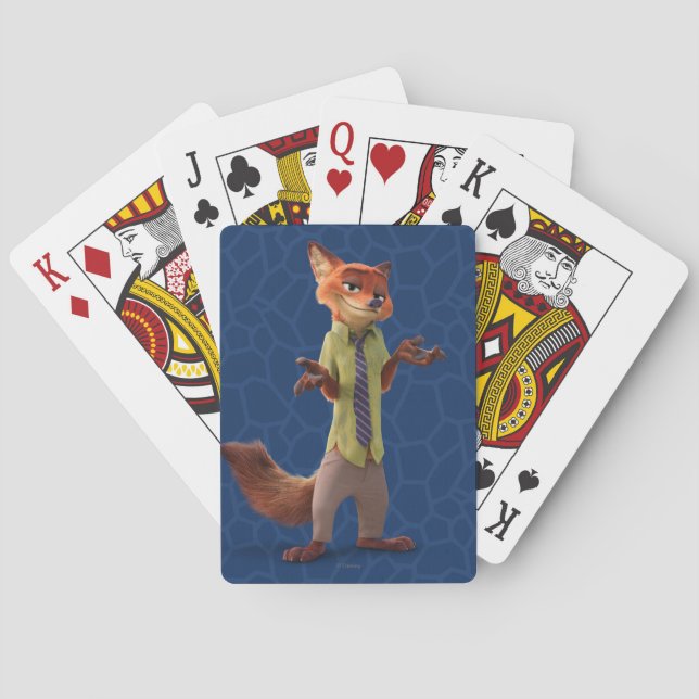 Zootopia | Nick Wilde Playing Cards (Back)